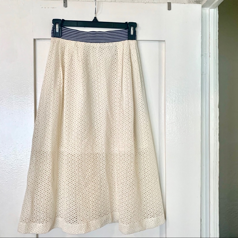 Lace overlay skirt